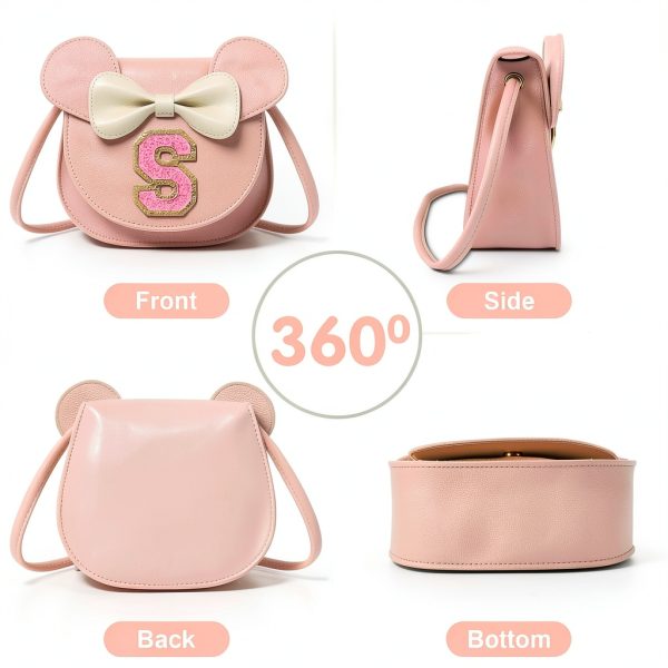 XSUIOY Girls Mouse Purse Leather Cute Design Shoulder Bag-3