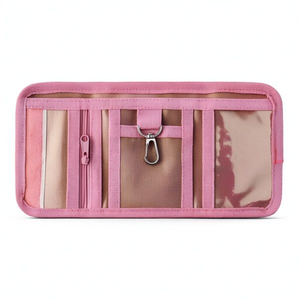 Girls Sparkling Sequin Wallet Multi Compartment Lightweight-2