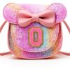 XSUIOY Girls Mouse Purse Leather Cute Design Shoulder Strap-0