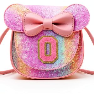 XSUIOY Girls Mouse Purse Leather Cute Design Shoulder Strap-0