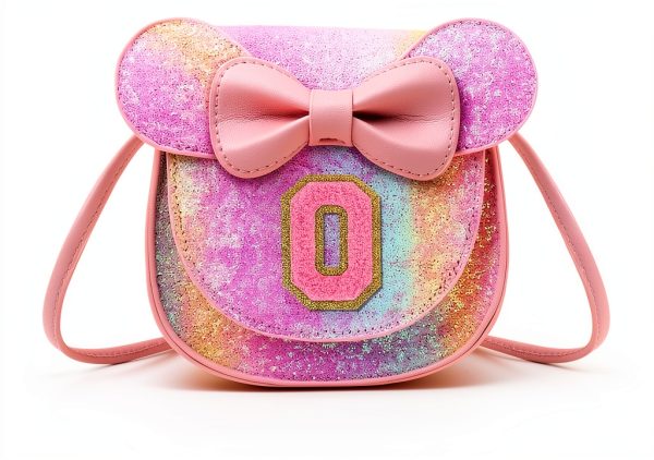 XSUIOY Girls Mouse Purse Leather Cute Design Shoulder Strap-0