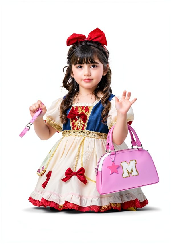 Elilier Girls Initial Purse Soft PU Leather Crossbody Bag-5