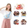 Gitus Initial Patch Waist Pack Corduroy Girls Fanny Bag-6