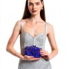 Rose Flower Evening Clutch Women Rhinestone Decorated-1
