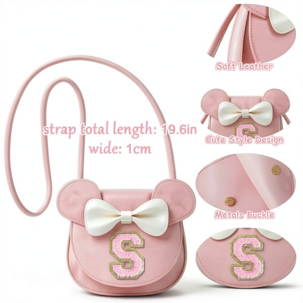 XSUIOY Girls Mouse Purse Leather Cute Design Shoulder Bag-5