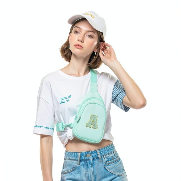 Viverte Sling Bag Crossbody Fanny Pack Adjustable Strap-3