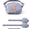 Glratn Girls Fanny Pack Adjustable Strap Chenille Letters-5