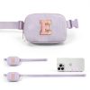 Gitus Initial Patch Waist Pack Corduroy Girls Fanny Bag-2