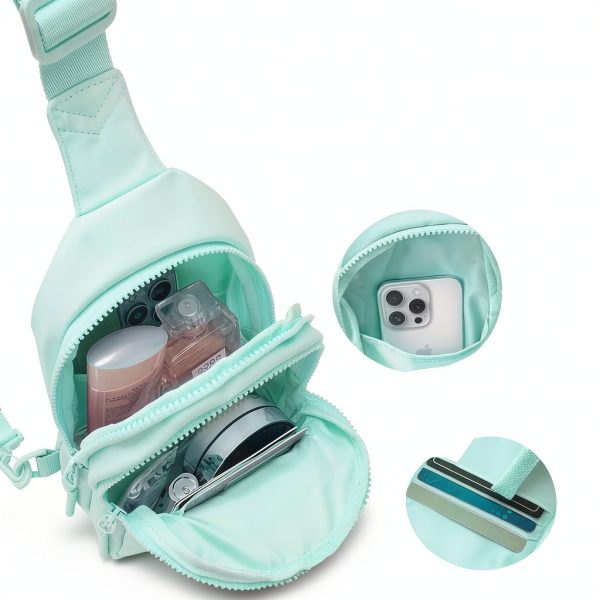 Viverte Sling Bag Crossbody Fanny Pack Adjustable Strap-2