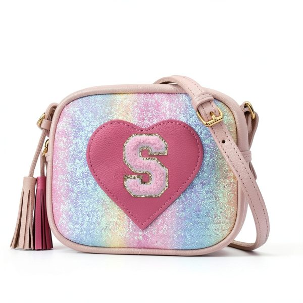 KKXIU Girls Heart Purse Vegan Leather Crossbody Bag Gift-4