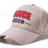 Vance Baseball Cap Polyester Adjustable Unisex Gray White-3