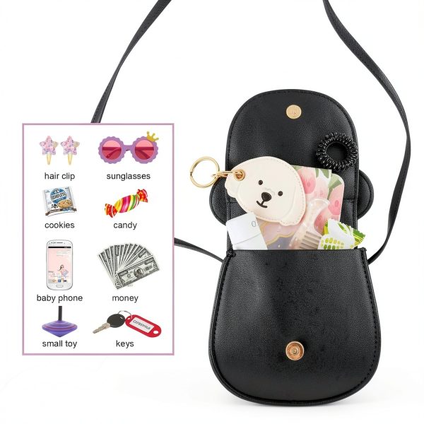 XSUIOY Girls Mouse Purse Leather Cute Design Shoulder Bag-8