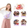 Gitus Initial Patch Waist Pack Corduroy Girls Fanny Bag-6