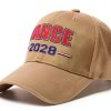 Vance Baseball Cap Polyester Adjustable Unisex Gray White-3