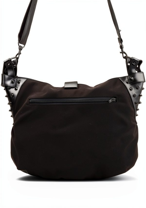 Vixxsin Black Studded Bag Crossbody Handbag Women Pentagram-3