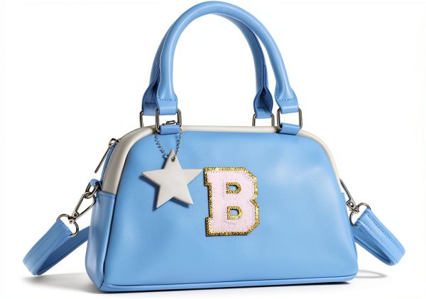 Elilier Girls Initial Purse Soft PU Leather Crossbody Bag-0