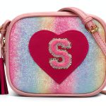 KKXIU Girls Heart Purse Vegan Leather Crossbody Bag Gift-0