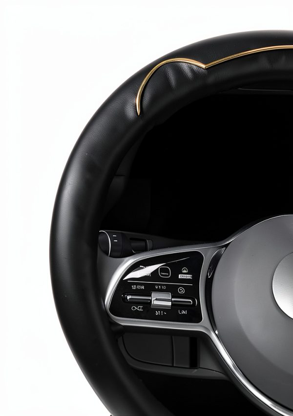 YUE Plush Steering Wheel Cover for Subaru Solterra Non-Slip-1