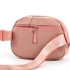Glratn Girls Waist Pack Adjustable Strap Chenille Letters-4