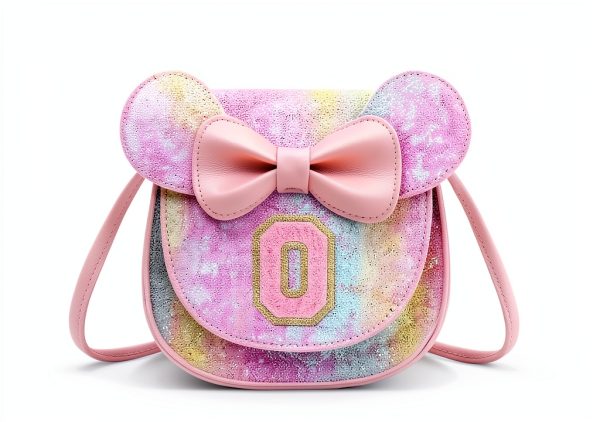 XSUIOY Girls Mouse Purse Leather Cute Design Shoulder Strap-2