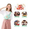 Gitus Initial Patch Waist Pack Corduroy Girls Fanny Bag-6