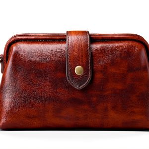 Areytrv Crossbody Bag Retro Design Magnetic Buckle-0