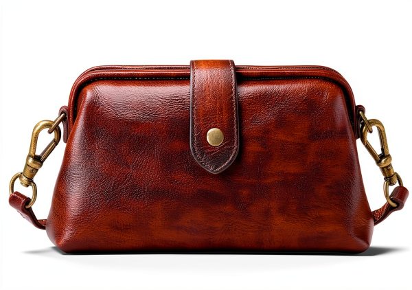 Areytrv Crossbody Bag Retro Design Magnetic Buckle-0