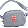 Glratn Girls Fanny Pack Adjustable Strap Chenille Letters-0