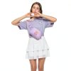 Gitus Initial Patch Waist Pack Corduroy Girls Fanny Bag-1