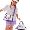 Elilier Girls Initial Purse Soft PU Leather Crossbody Bag-4