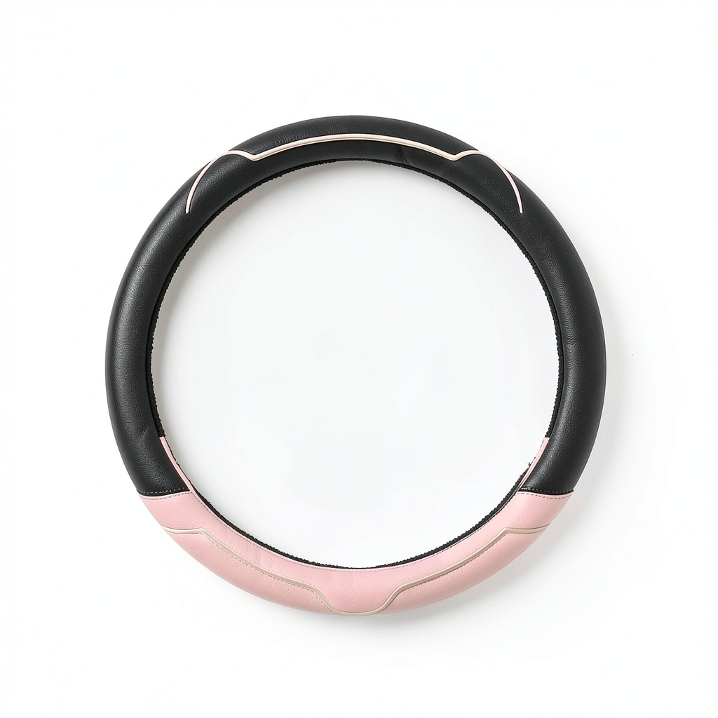 YUE plush steering wheel cover installed on a Mazda CX-30 steering wheel