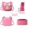 XSUIOY Girls Mouse Purse Leather Cute Design Shoulder Bag-3