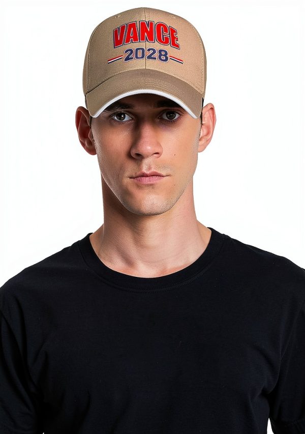 Vance Baseball Cap Polyester Adjustable Unisex Gray White-6