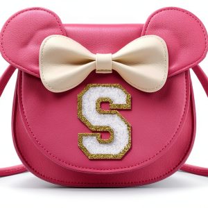 XSUIOY Girls Mouse Purse Leather Cute Design Shoulder Bag-0