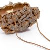 Rose Flower Evening Clutch Women Rhinestone Decorated-5