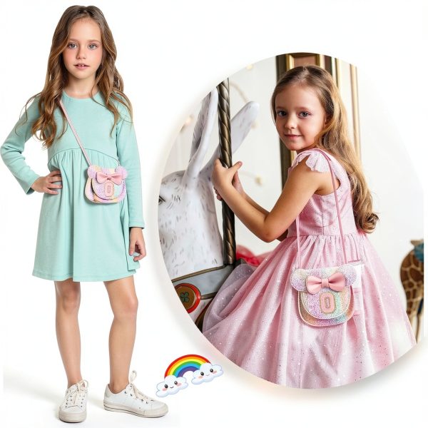 XSUIOY Girls Mouse Purse Leather Cute Design Shoulder Strap-4