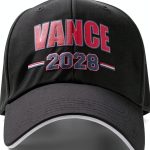 Vance Baseball Cap Polyester Adjustable Unisex Gray White-0