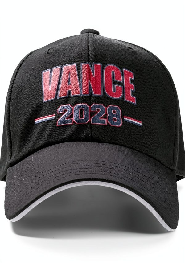 Vance Baseball Cap Polyester Adjustable Unisex Gray White-0