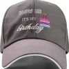 Generic Birthday Baseball Cap Unisex Polyester Adjustable-0
