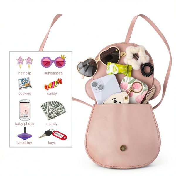 XSUIOY Girls Mouse Purse Leather Cute Design Shoulder Bag-8