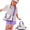 Elilier Girls Initial Purse Crossbody Bag PU Leather-4