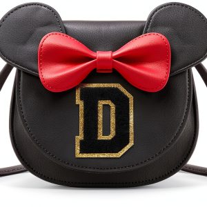 XSUIOY Girls Mouse Purse Leather Cute Design Shoulder Bag-0