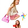 Elilier Initial Kids Purse Crossbody Bag Faux Leather-2