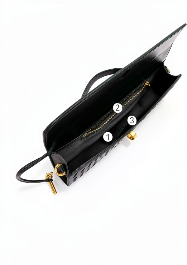 PU Leather Handbag for Women Light Blue Crossbody Bag-2