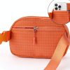 Glratn Girls Fanny Pack Adjustable Strap Chenille Letter-4