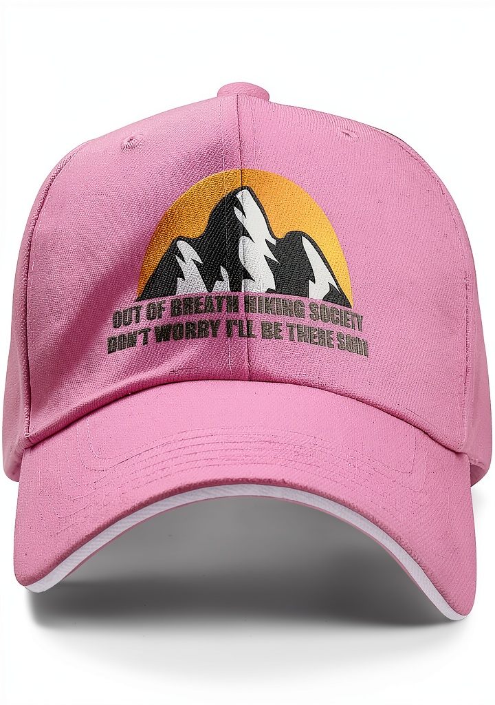 Generic Baseball Cap in various colors on a person outdoors