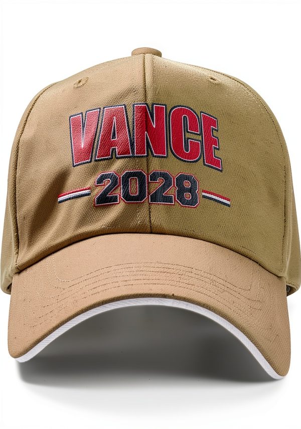 Vance Baseball Cap Polyester Adjustable Unisex Gray White-0