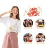 BigaoDirect Girls Corduroy Initial Fanny Pack Waist Bag-6