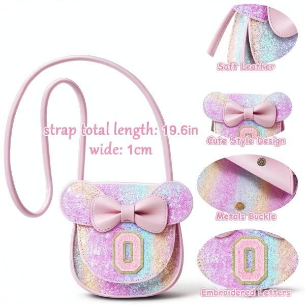 XSUIOY Girls Mouse Purse Leather Cute Design Shoulder Strap-5