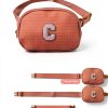 Glratn Girls Fanny Pack Adjustable Strap Chenille Letter-5